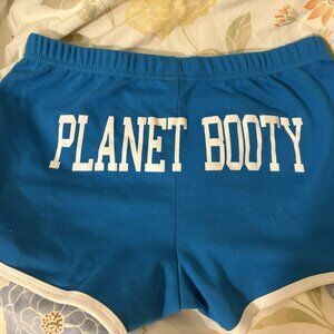 American Apparel- Planet Booty Short, Blue, M